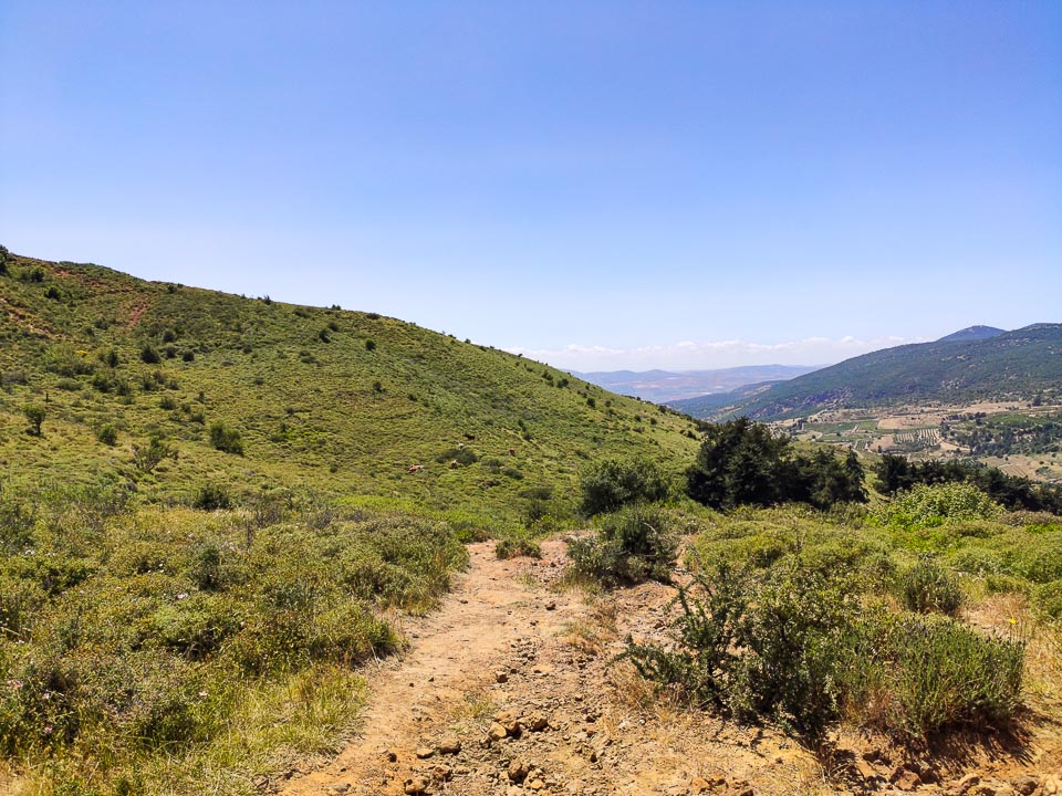 שביל הליכה מהחניון לעין חרמון - עין נמרוד