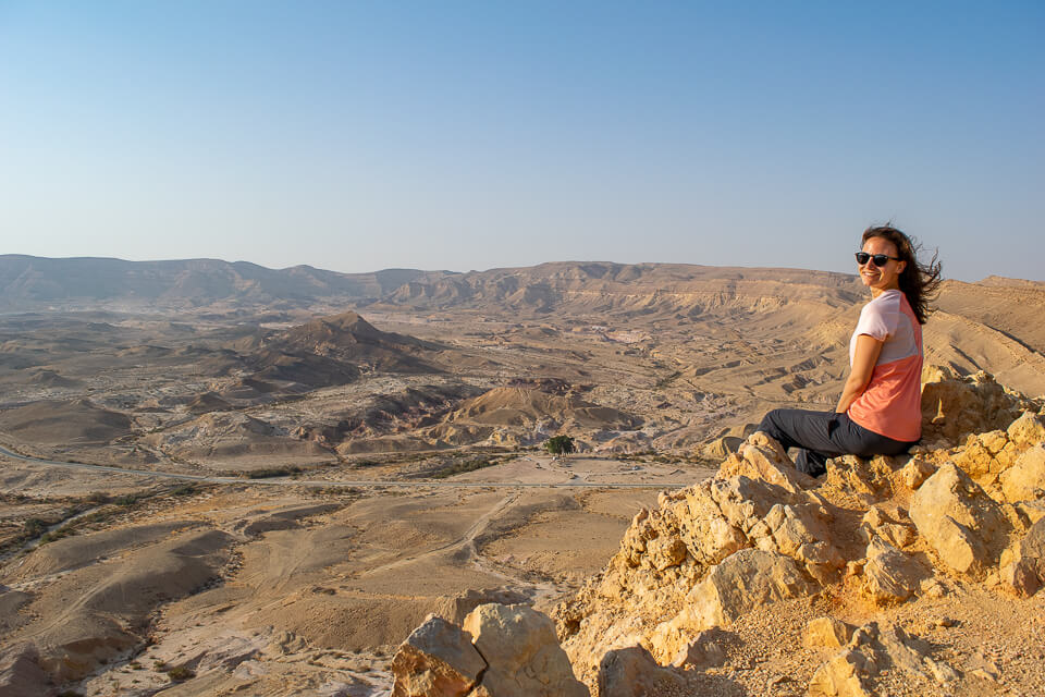 תצפית הסנפיר הקטן במכתש הגדול