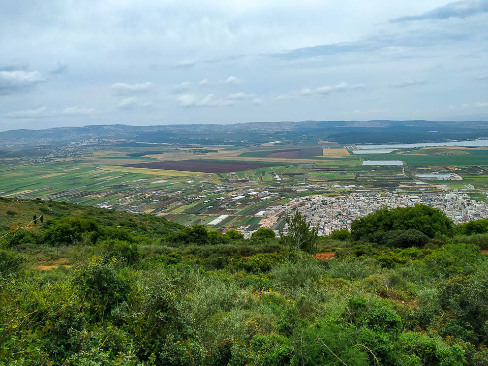הנוף של בקעת בית נטופה