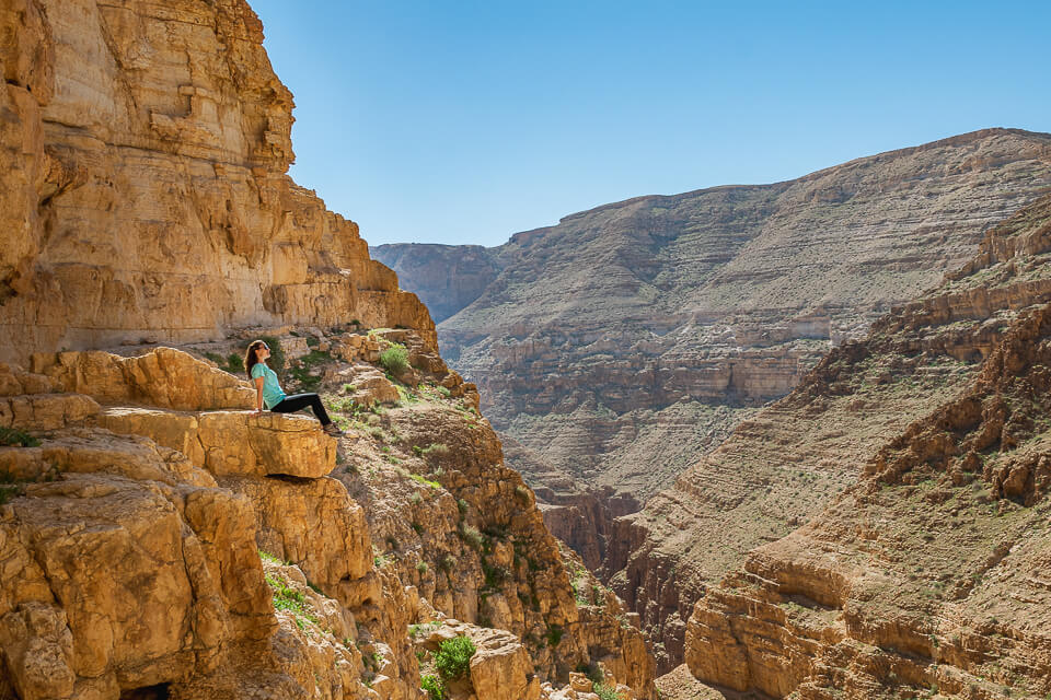 נוף במסלול משאש מורבעת בים המלח