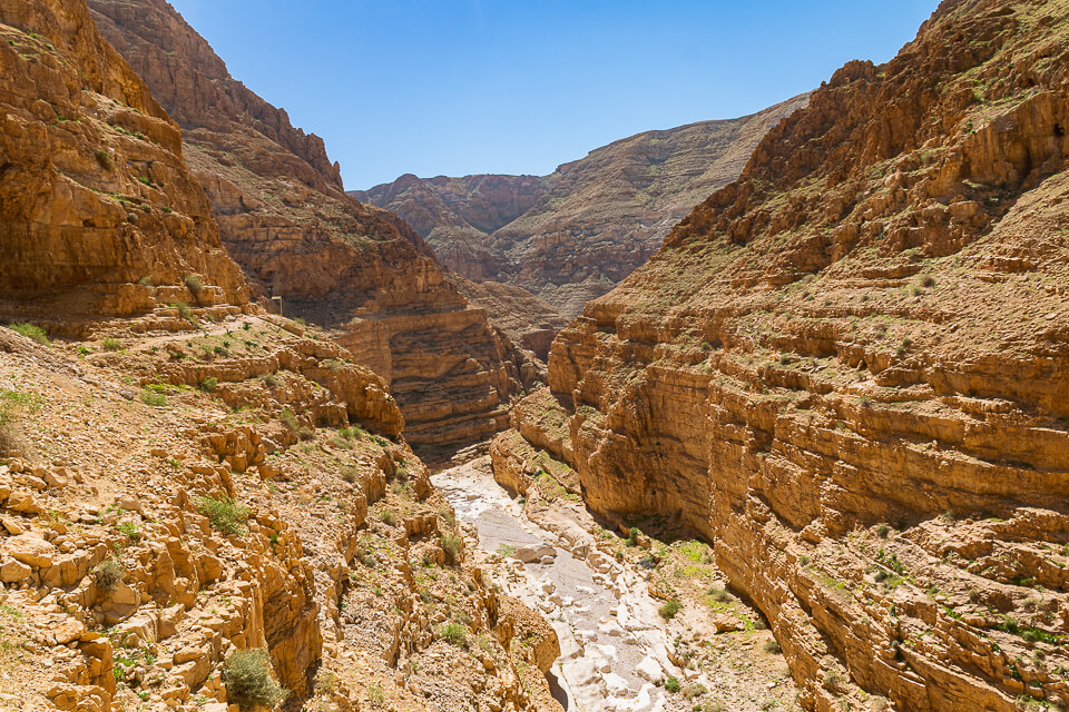 קניון נחל דרגה במסלול מעגלי משאש מורבעת