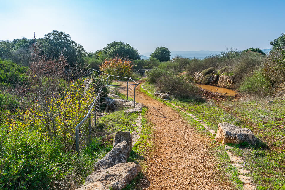 תחילת שביל נקיקי יפתח