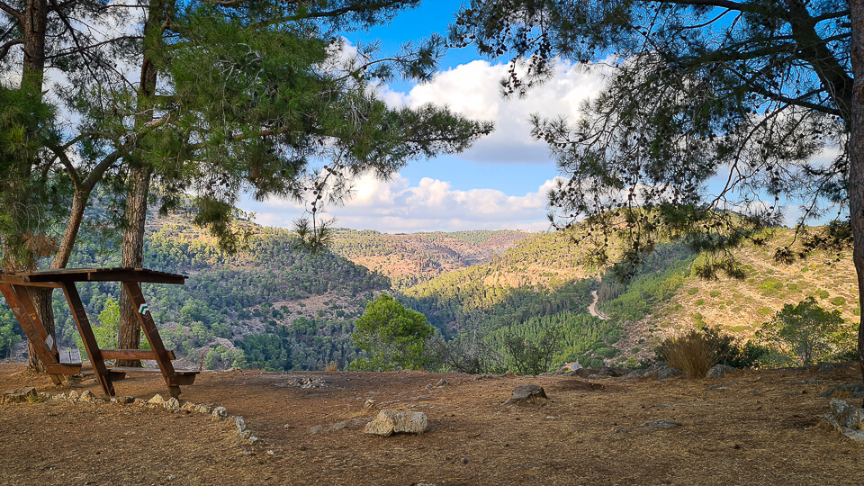 מצפור יער הקדושים בהרי ירושלים