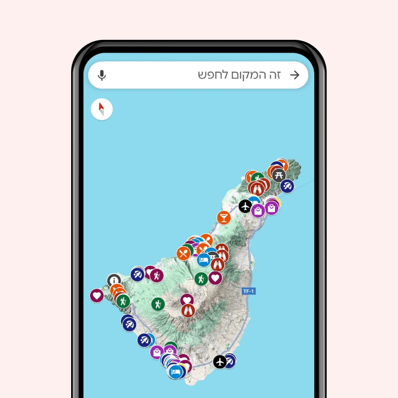 tenerife-map-large תצוגה מוגדלת מפת טנריף